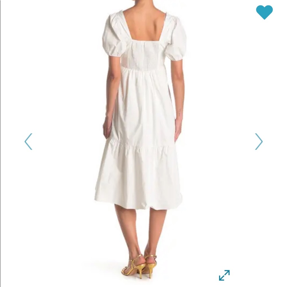 ASTR the Label tiered white dress